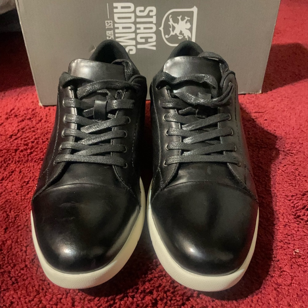 New Stacy Adams shoes, black leather